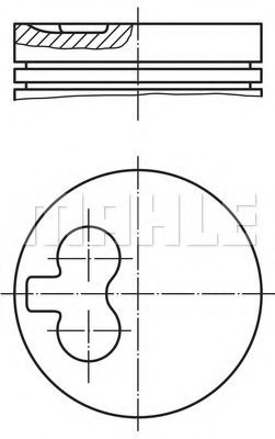 Поршень PERFECT CIRCLE 56 14978 C