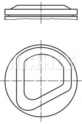 Поршень PERFECT CIRCLE 56 03468 1