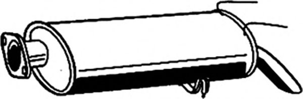 Глушитель выхлопных газов конечный ASMET 24017