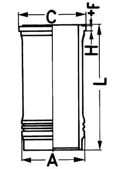 Гильза цилиндра TRW 2020064