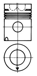 Поршень KOLBENSCHMIDT 118016