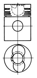 Поршень KOLBENSCHMIDT 121006