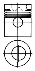 Поршень KOLBENSCHMIDT 93175600