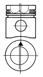 Поршень KOLBENSCHMIDT 100206