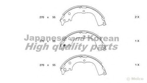 Комплект тормозных колодок ASHUKI D085-05