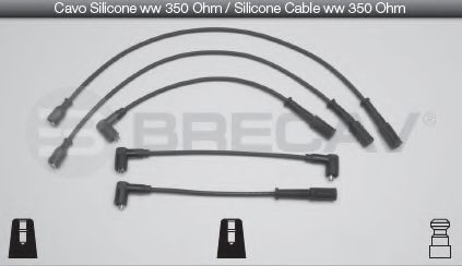Комплект проводов зажигания BRECAV 06.565
