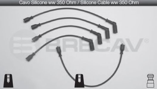 Комплект проводов зажигания BRECAV 03507