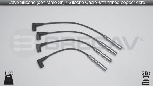 Комплект проводов зажигания BRECAV 04.531