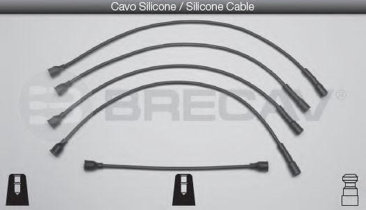 Комплект проводов зажигания BRECAV 06411