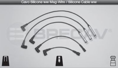 Комплект проводов зажигания BRECAV 09.512