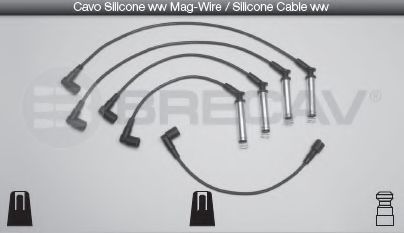 Комплект проводов зажигания BRECAV 09.515