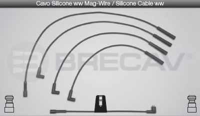 Комплект проводов зажигания BRECAV 10519