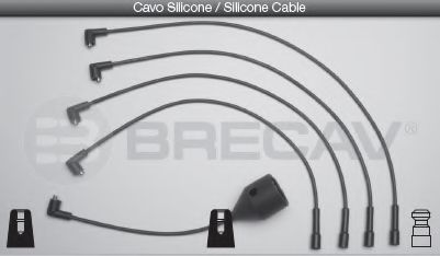 Комплект проводов зажигания BRECAV 20400