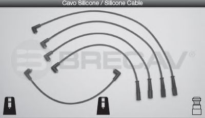 Комплект проводов зажигания BRECAV 21508