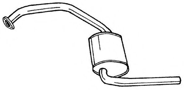 Глушитель выхлопных газов конечный SIGAM 23601