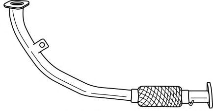 Труба выхлопного газа SIGAM 37124