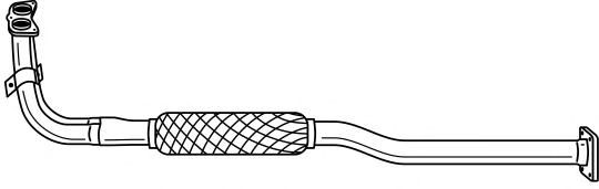 Труба выхлопного газа MTS 10110