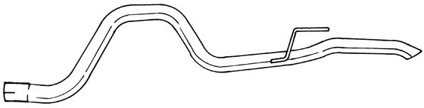 Труба выхлопного газа SIGAM 50711