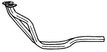 Труба выхлопного газа MTS 15290