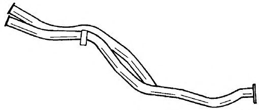 Труба выхлопного газа MTS 14060