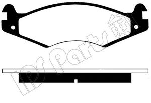 Комплект тормозных колодок, дисковый тормоз IPS Parts IBD-1059