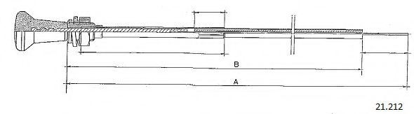 Тросик стартера CABOR 21212