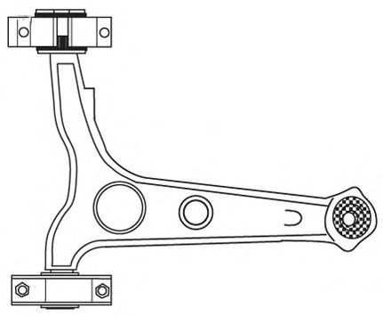Рычаг независимой подвески колеса, подвеска колеса FRAP 2174