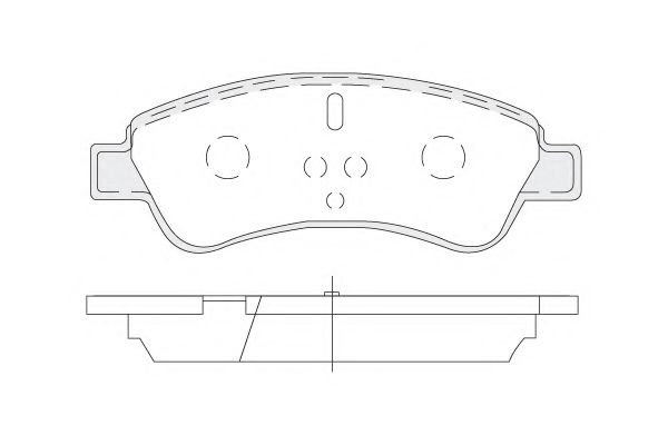 Комплект тормозных колодок, дисковый тормоз KSM-KOSHIMO 1850.0058225