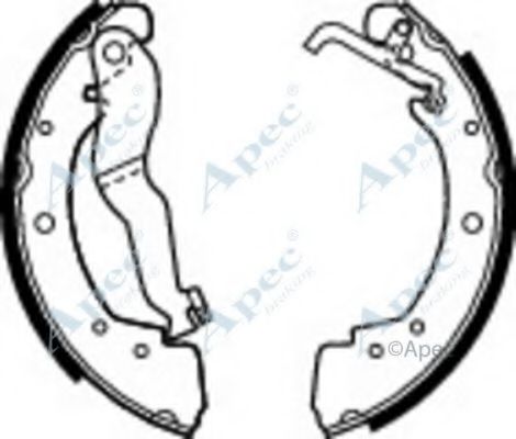 Тормозные колодки APEC braking SHU526