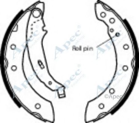 Тормозные колодки APEC braking SHU531