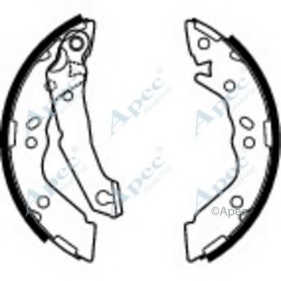 Тормозные колодки APEC braking SHU599