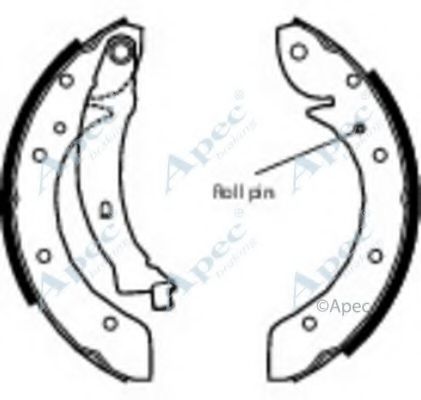 Тормозные колодки APEC braking SHU559