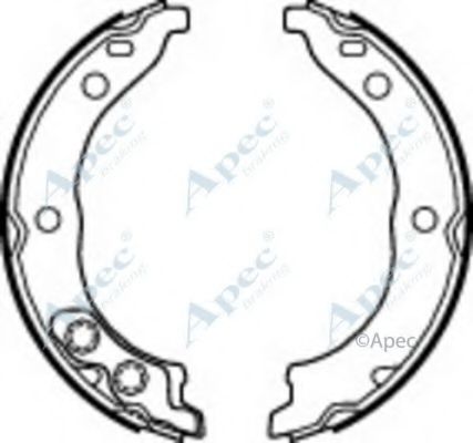 Тормозные колодки APEC braking SHU696