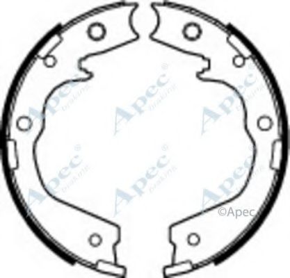 Тормозные колодки APEC braking SHU742