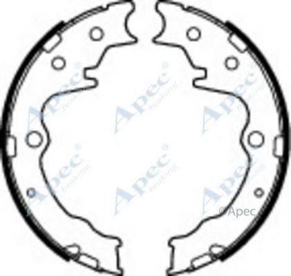 Тормозные колодки APEC braking SHU745