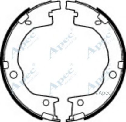 Тормозные колодки APEC braking SHU746