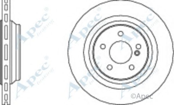 Тормозной диск APEC braking DSK2099