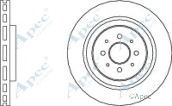Тормозной диск APEC braking DSK2967
