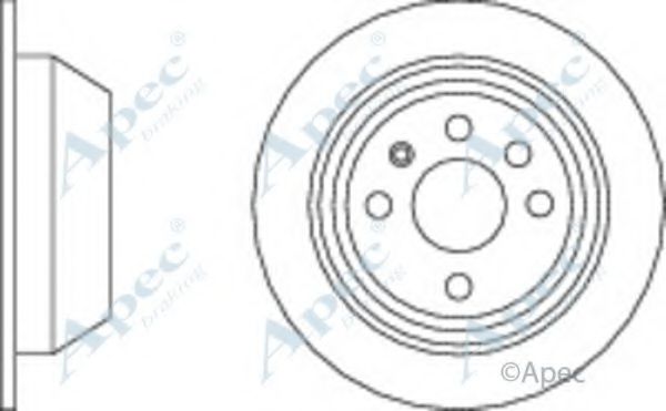 Тормозной диск APEC braking DSK632
