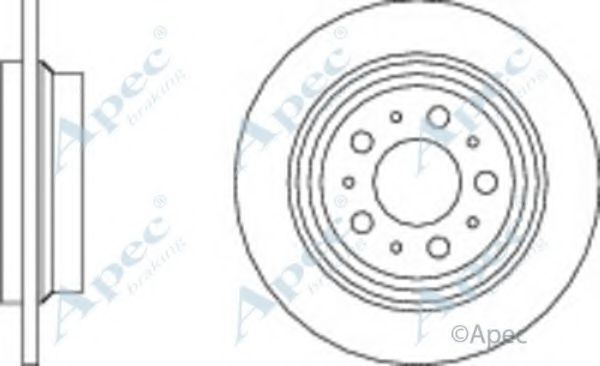 Тормозной диск APEC braking DSK829