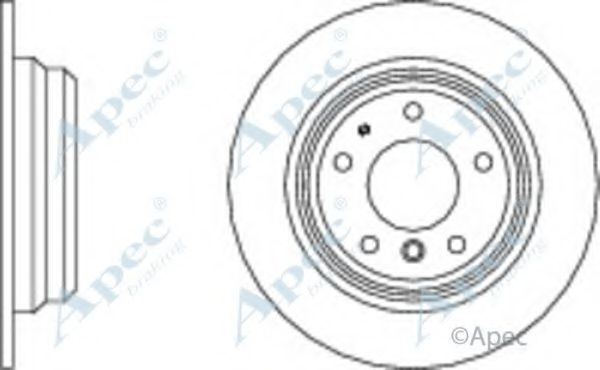 Тормозной диск APEC braking DSK901