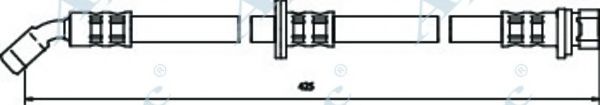 Тормозной шланг APEC braking HOS3037