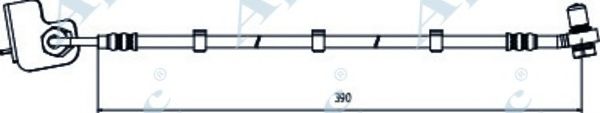Тормозной шланг APEC braking HOS4011