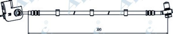 Тормозной шланг APEC braking HOS4012