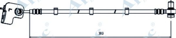 Тормозной шланг APEC braking HOS4014