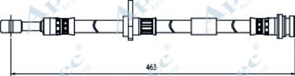 Тормозной шланг APEC braking HOS4068