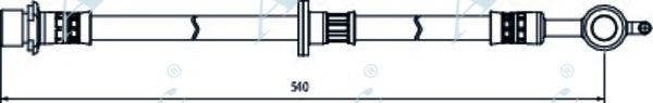 Тормозной шланг APEC braking HOS4082