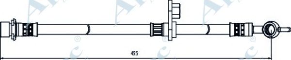 Тормозной шланг APEC braking HOS4083