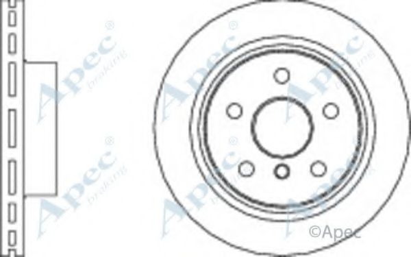 Тормозной диск APEC braking DSK3085