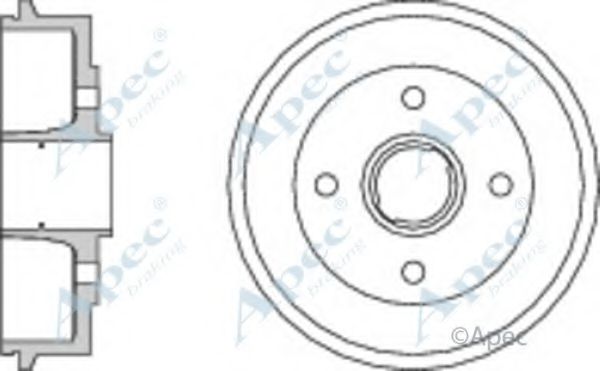 Тормозной барабан APEC braking DRM9194